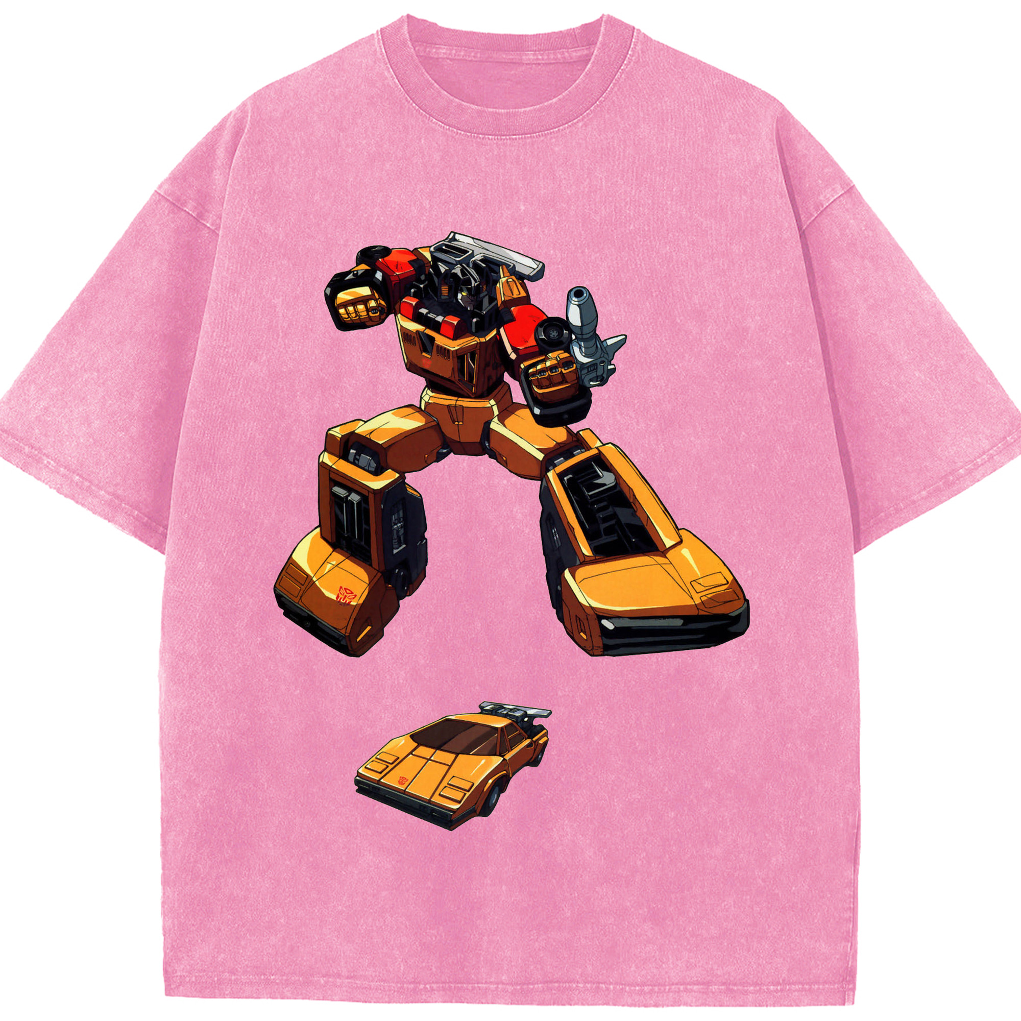 （画像用）  綿100% ヴィンテージ風 半袖Tシャツ（フロントプリント）